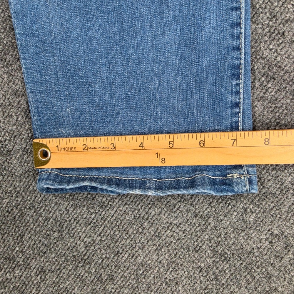 Democracy Cropped Straight Leg Jeans Women's 14 Ab Solution B1784AQOQ Stretch - Picture 8 of 8